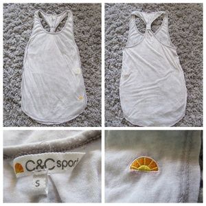 Light grey workout tank